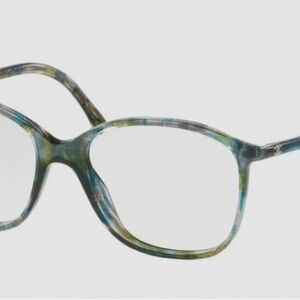 Authentic Chanel Blue and Green Glasses 3219 c.1522 size 52-16